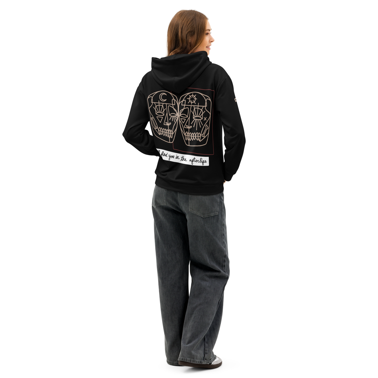 Soulmates unisex cotton hoodie